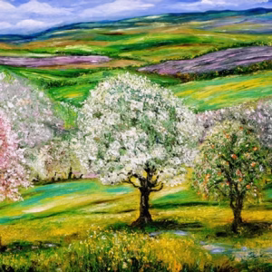 Spring Orchard in Provence